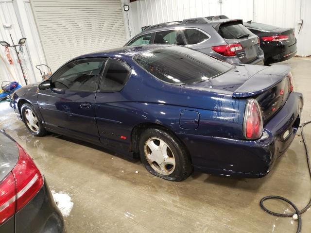 2G1WX15K829133578 - 2002 CHEVROLET MONTE CARL SS BLUE photo 2