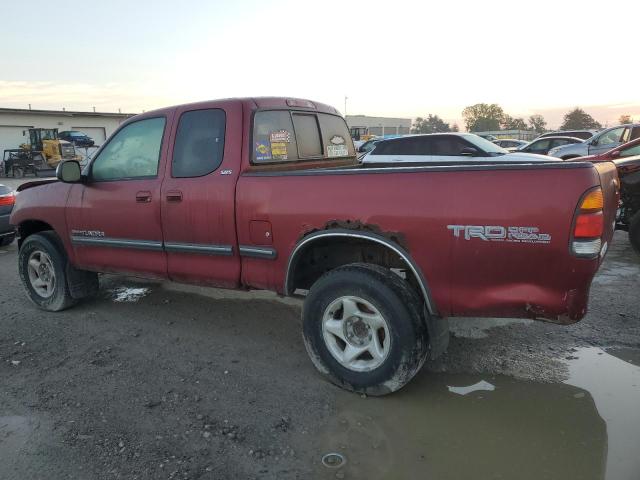 5TBBT44131S128363 - 2001 TOYOTA TUNDRA ACCESS CAB წითელი ფოტო 2