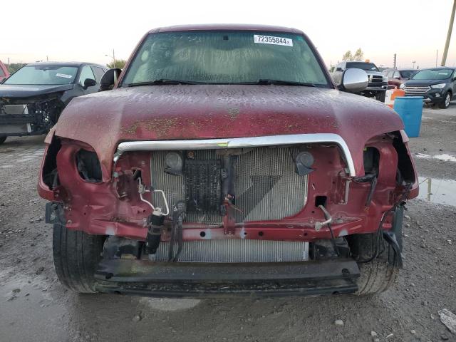 5TBBT44131S128363 - 2001 TOYOTA TUNDRA ACCESS CAB წითელი ფოტო 5