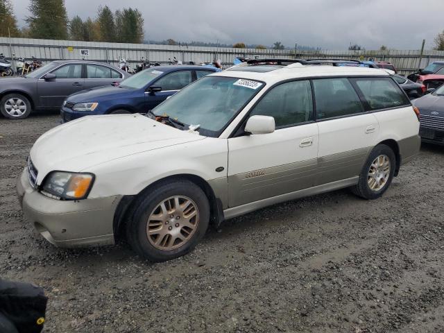 4S3BH806127632178 - 2002 SUBARU LEGACY OUTBACK H6 3.0 LL BEAN WHITE photo 1