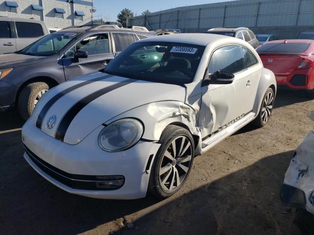 3VWVA7ATXCM605419 - 2012 VOLKSWAGEN BEETLE TURBO WHITE photo 1