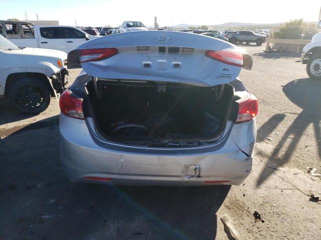 5NPDH4AE3DH282073 - 2013 HYUNDAI ELANTRA GLS SILVER photo 6