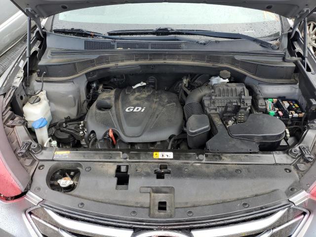 5XYZT3LB0GG368194 - 2016 HYUNDAI SANTA FE S GRAY photo 11