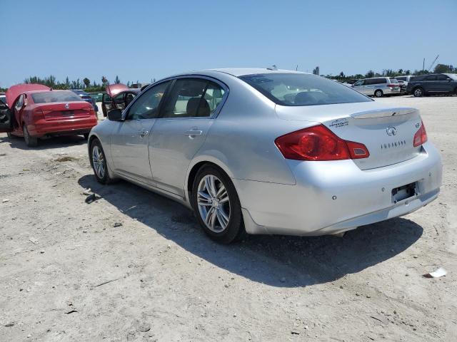 JN1CV6AP9DM713882 - 2013 INFINITI G37 BASE SILVER photo 2