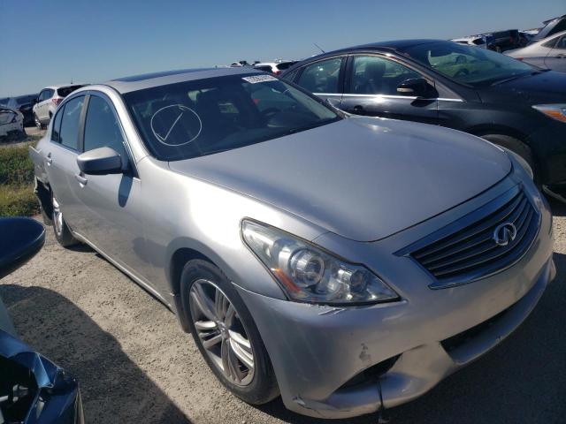 JN1CV6AP9DM713882 - 2013 INFINITI G37 BASE SILVER photo 4