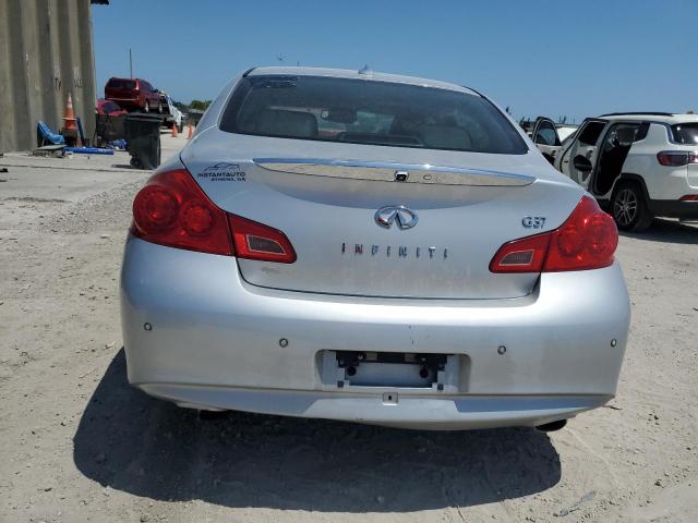 JN1CV6AP9DM713882 - 2013 INFINITI G37 BASE SILVER photo 6