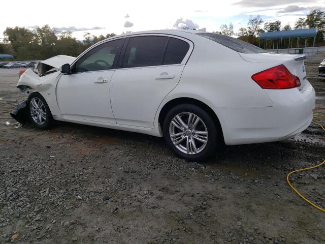 JN1CV6AR4FM521015 - 2015 INFINITI Q40 WHITE photo 2