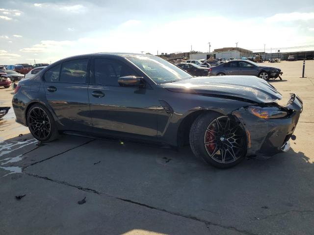 WBS43AY02PFN63859 - 2023 BMW M3 COMPETITION GRAY photo 4
