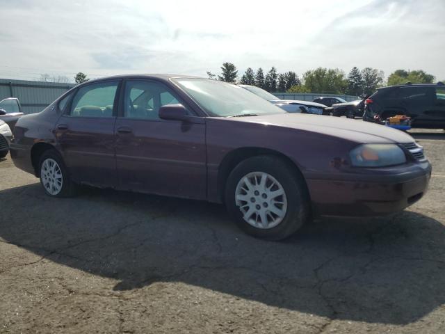 2G1WF52E449370774 - 2004 CHEVROLET IMPALA BURGUNDY photo 4