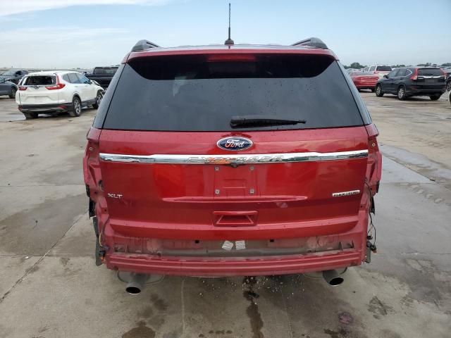 1FM5K7D86FGA69019 - 2015 FORD EXPLORER XLT RED photo 6