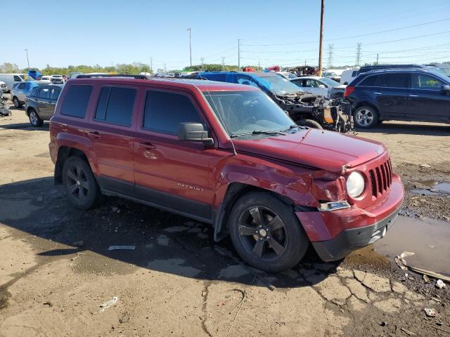 1C4NJRFB3ED507300 - 2014 JEEP PATRIOT LATITUDE RED photo 4