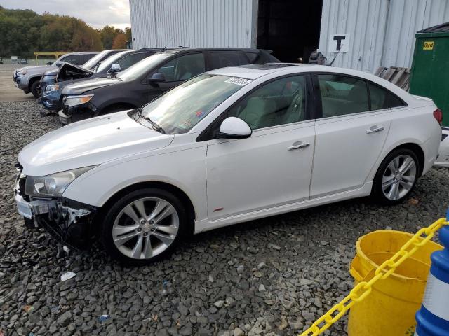 1G1PG5SB8D7249951 - 2013 CHEVROLET CRUZE LTZ WHITE photo 1