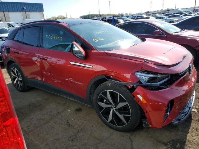 1V2VMPE8XPC025576 - 2023 VOLKSWAGEN ID.4 PRO S წითელი ფოტო 4