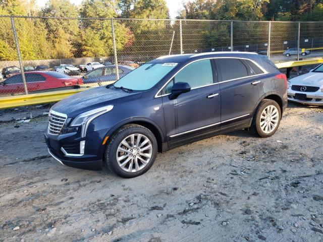 1GYKNFRS2HZ127996 - 2017 CADILLAC XT5 PLATINUM BLUE photo 1