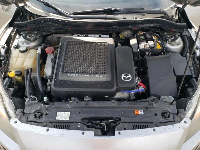 JM1BL1K40B1458401 - 2011 MAZDA SPEED 3 SILVER photo 11