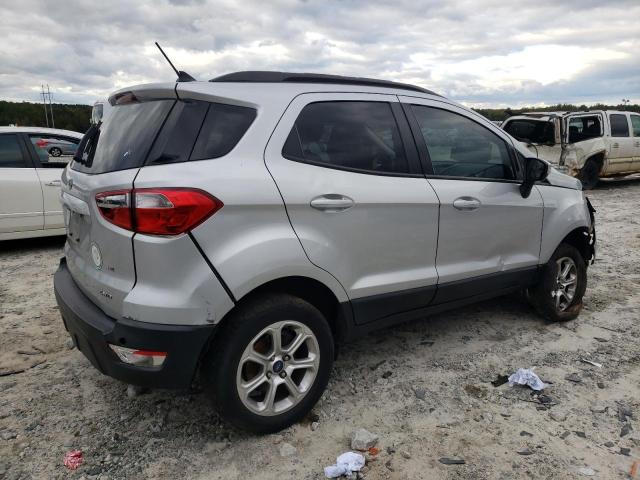 MAJ6P1UL1JC191160 - 2018 FORD ECOSPORT SE SILVER photo 3