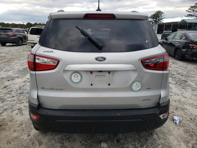 MAJ6P1UL1JC191160 - 2018 FORD ECOSPORT SE SILVER photo 6
