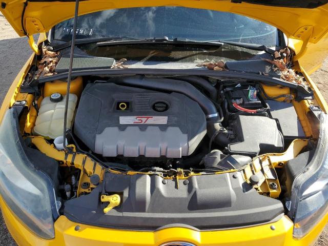 1FADP3L96DL225803 - 2013 FORD FOCUS ST YELLOW photo 11