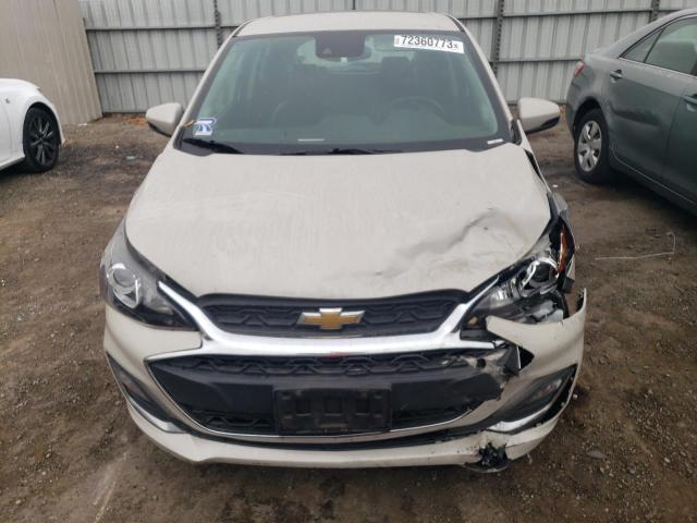 KL8CF6SA0LC445127 - 2020 CHEVROLET SPARK 2LT CREAM photo 5