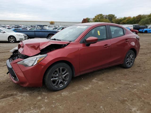 3MYDLBYV0KY524277 - 2019 TOYOTA YARIS L RED photo 1