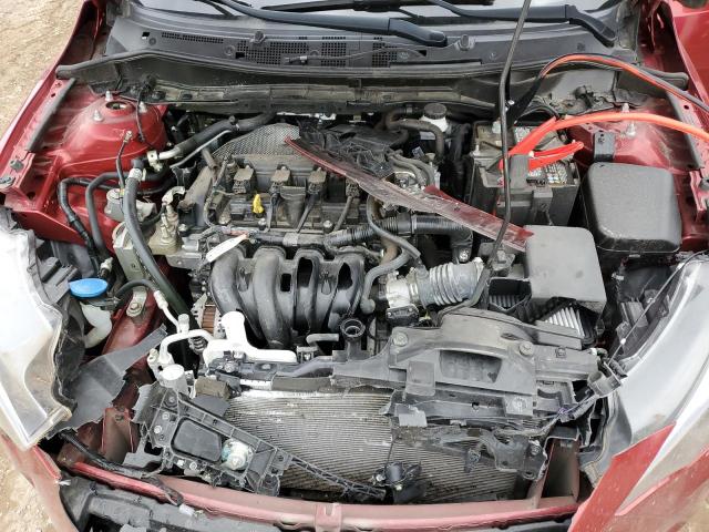 3MYDLBYV0KY524277 - 2019 TOYOTA YARIS L RED photo 11