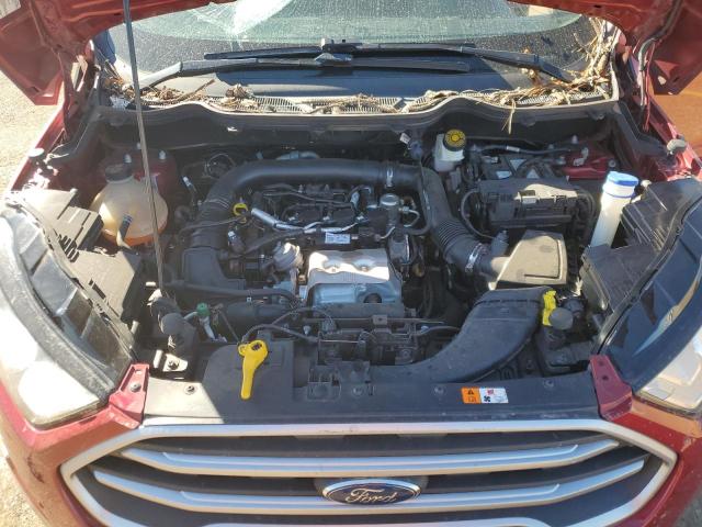 MAJ3P1TEXJC222962 - 2018 FORD ECOSPORT SE RED photo 11