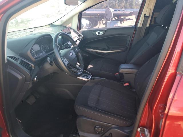 MAJ3P1TEXJC222962 - 2018 FORD ECOSPORT SE RED photo 7