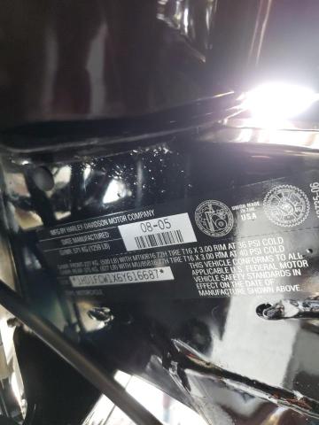 1HD1FCW1X6Y616687 - 2006 HARLEY-DAVIDSON FLHTCUI 勃艮第红 照片 10