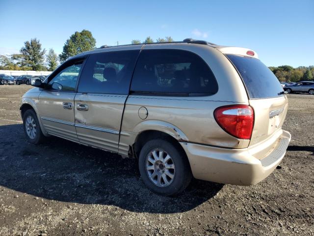 2C8GP54LX1R168875 - 2001 CHRYSLER TOWN & COU LXI TAN photo 2