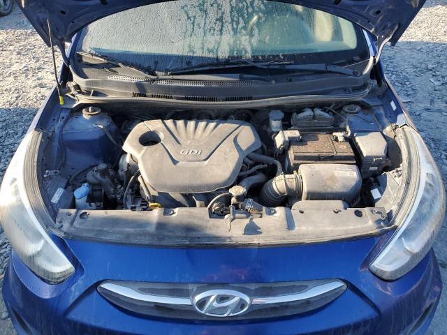 KMHCT4AE9GU038041 - 2016 HYUNDAI ACCENT SE BLUE photo 11