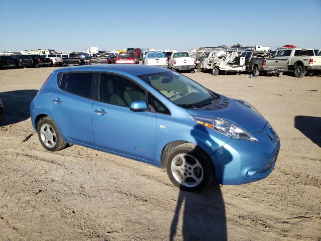 JN1AZ0CP2BT008060 - 2011 NISSAN LEAF SV BLUE photo 4