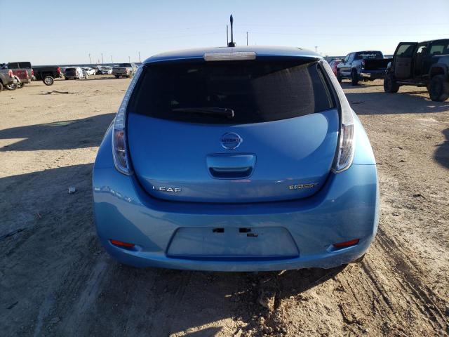 JN1AZ0CP2BT008060 - 2011 NISSAN LEAF SV BLUE photo 6