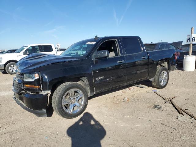 3GCPCPEH2JG276724 - 2018 CHEVROLET SILVERADO C1500 CUSTOM BLACK photo 1