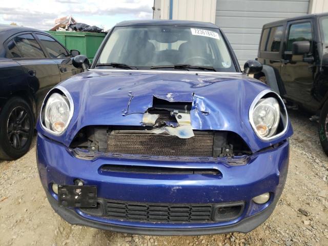 WMWSS5C53DWN49537 - 2013 MINI COOPER S PACEMAN BLUE photo 5