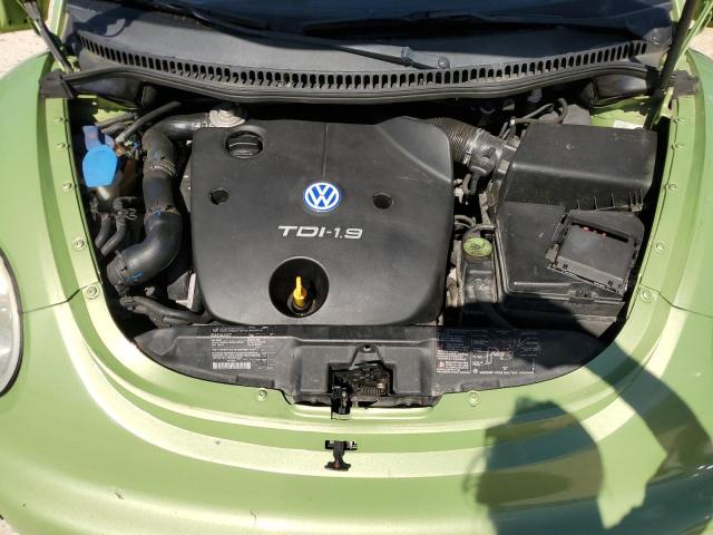 3VWCP21C02M403373 - 2002 VOLKSWAGEN NEW BEETLE GLS TDI GREEN photo 11