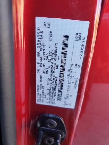 1FTFW1E88MKE97242 - 2021 FORD F150 SUPERCREW RED photo 13