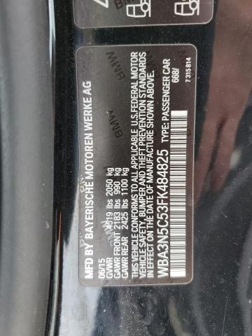 WBA3N5C53FK484825 - 2015 BMW 428 XI BLACK photo 12