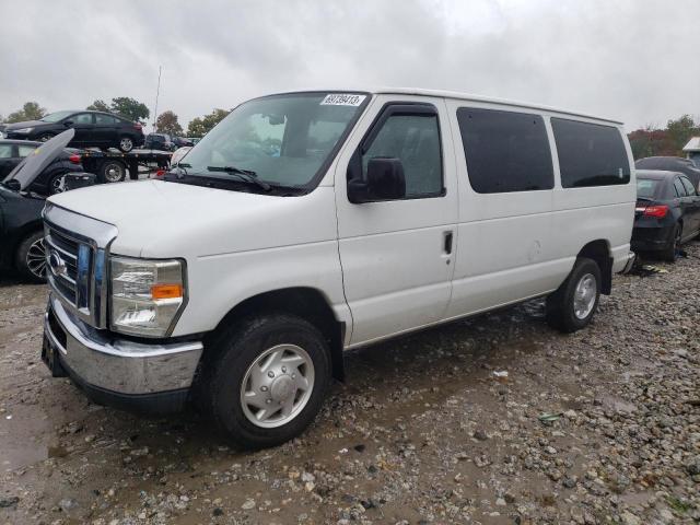 1FBNE31LX9DA60492 - 2009 FORD ECONOLINE E350 SUPER DUTY WAGON WHITE photo 1