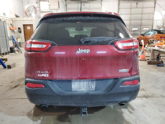 1C4PJMCS1EW243515 - 2014 JEEP CHEROKEE LATITUDE BURGUNDY photo 6