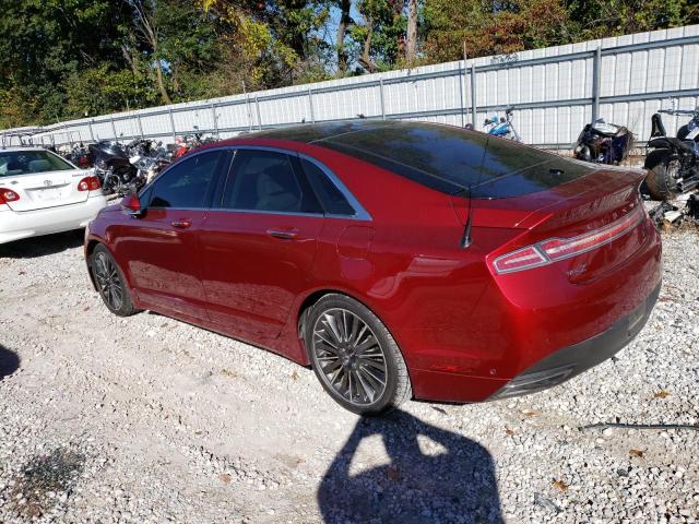 3LN6L2G95DR806547 - 2013 LINCOLN MKZ MAROON photo 2