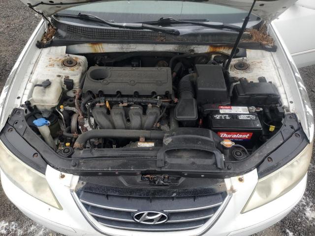 5NPEU4ACXAH608929 - 2010 HYUNDAI SONATA SE WHITE photo 11