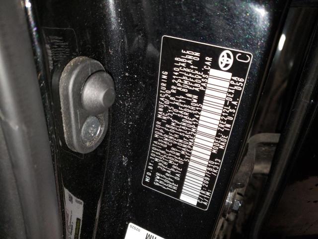 5YFEPMAE2MP174215 - 2021 TOYOTA COROLLA LE BLACK photo 13