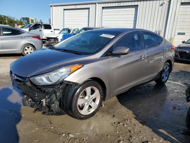 5NPDH4AE5DH158855 - 2013 HYUNDAI ELANTRA GLS GRAY photo 1