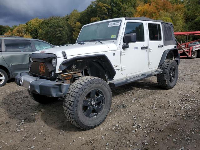 1C4BJWEG5JL816362 - 2018 JEEP WRANGLER U SAHARA WHITE photo 1