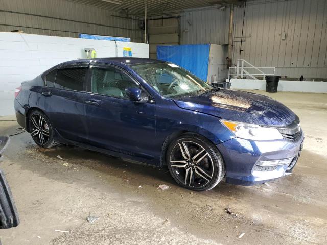 1HGCR2F56HA209980 - 2017 HONDA ACCORD SPORT BLUE photo 4