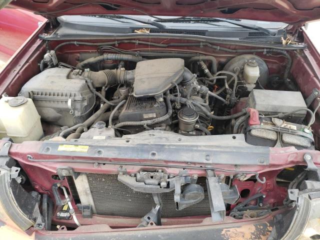 5TETX22N76Z210620 - 2006 TOYOTA TACOMA ACCESS CAB წითელი ფოტო 11