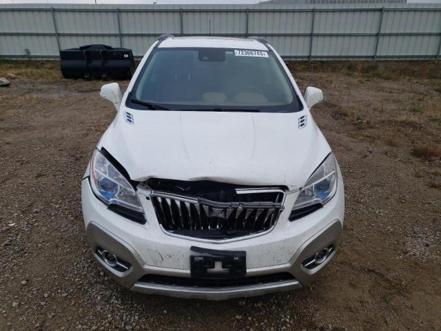 KL4CJDSB4FB265463 - 2015 BUICK ENCORE PREMIUM WHITE photo 5