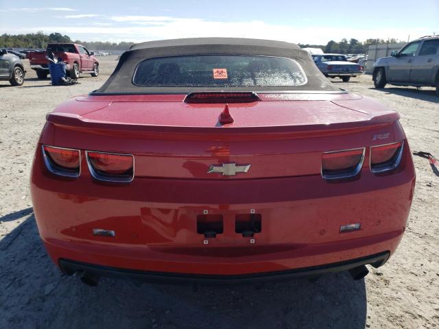 2G1FG3DD4B9204399 - 2011 CHEVROLET CAMARO LT RED photo 6