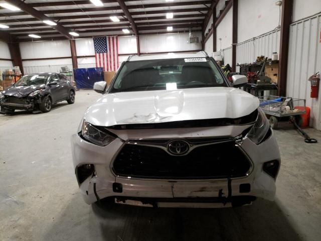 5TDFZRAH0NS095608 - 2022 TOYOTA HIGHLANDER PLATINUM WHITE photo 5