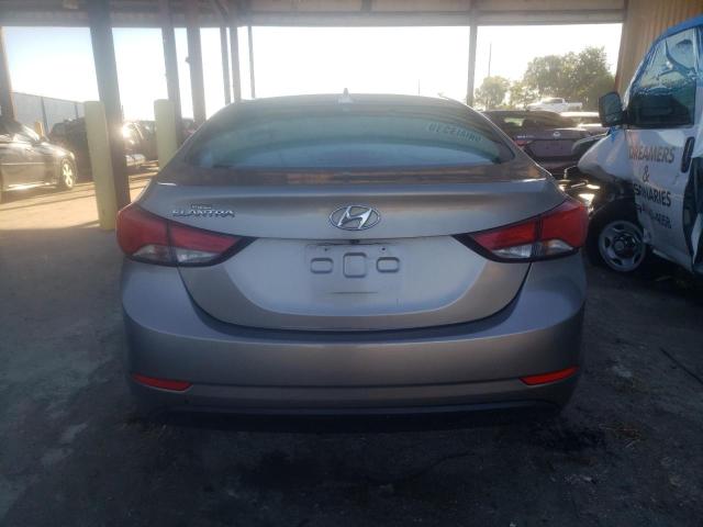 5NPDH4AE6FH607981 - 2015 HYUNDAI ELANTRA SE TAN photo 6